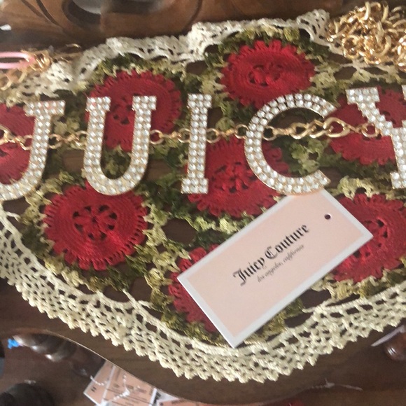 NEW 🍒 NWT Juicy Couture Goldtone Chain Belt w/Embellished “Juicy” - Picture 4 of 7